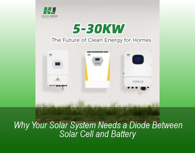 Why Your Solar System Needs a Diode Between Solar Cell and Battery